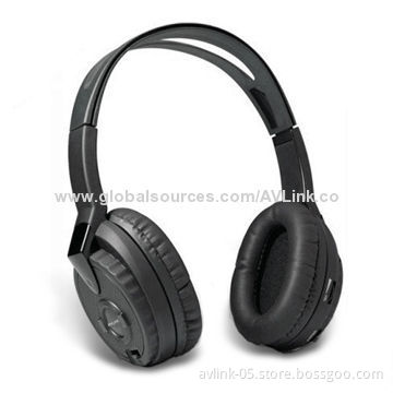 IR Wireless Headphones for Cars, Stereo Audio, 10m Working Range and Automatic Power-off Function